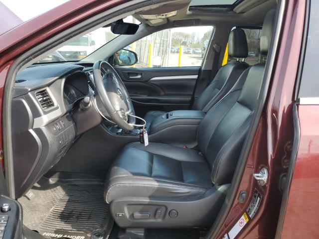  TOYOTA HIGHLANDER 2019 Burgundy