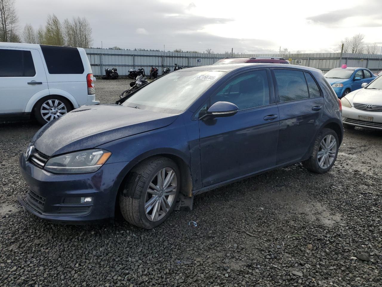 2015 Volkswagen Golf Tdi للبيع في Arlington، WA - Front End
