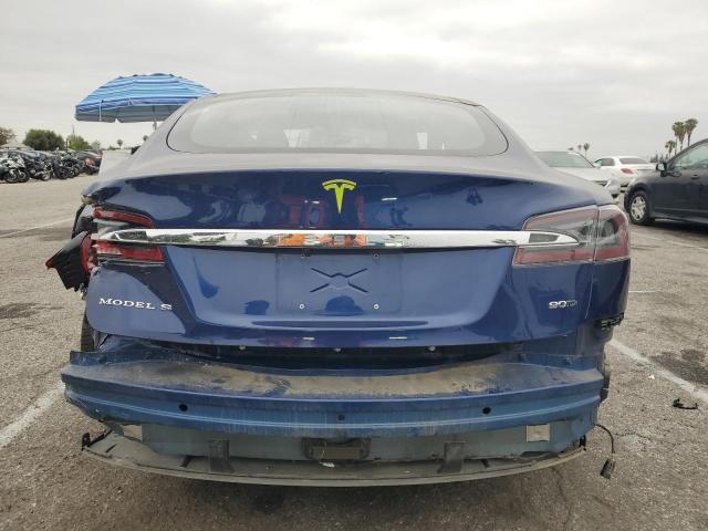  TESLA MODEL S 2017 Синій