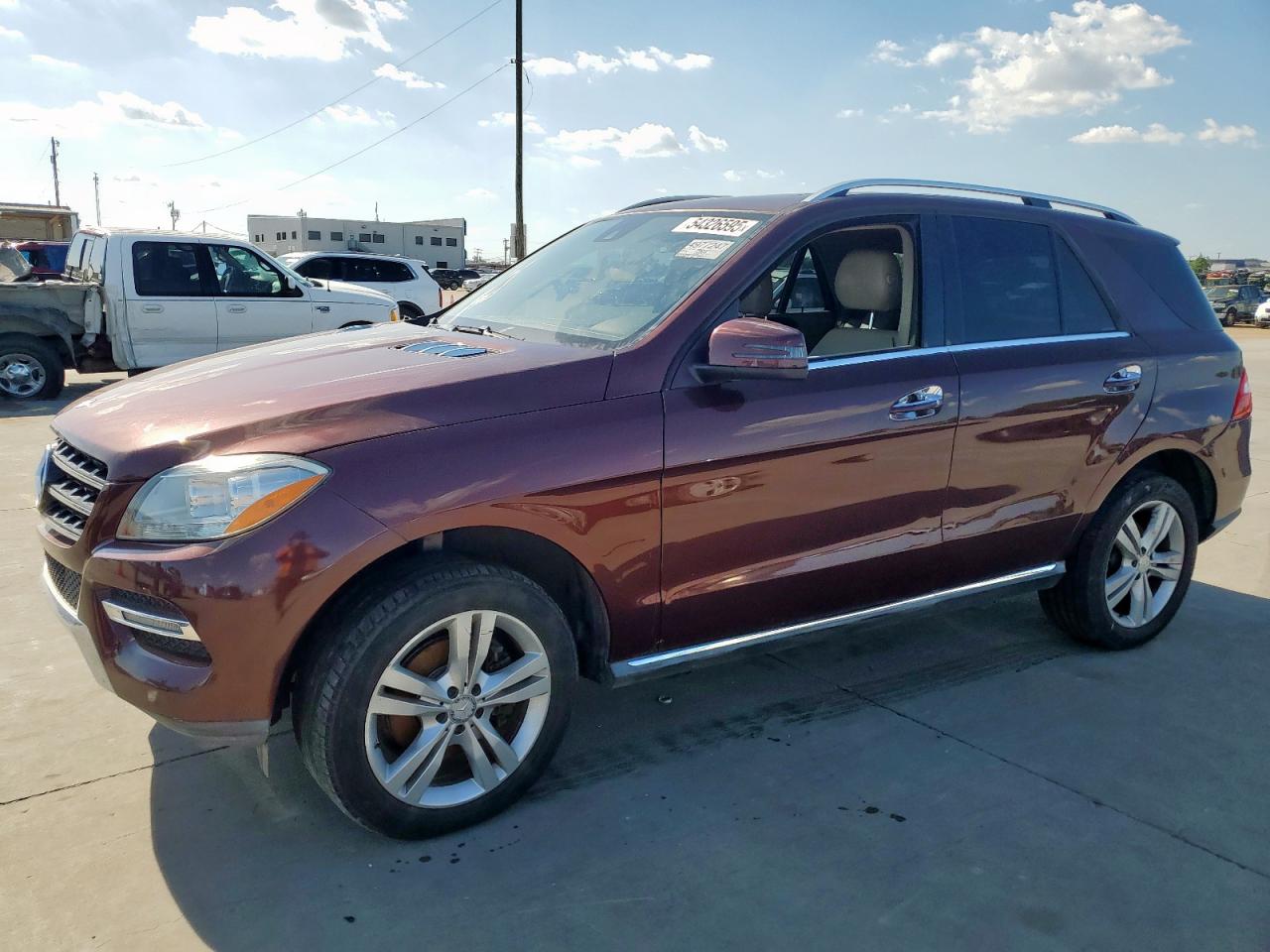 2013 Mercedes-Benz Ml 350 4Matic للبيع في Grand Prairie، TX - Normal Wear