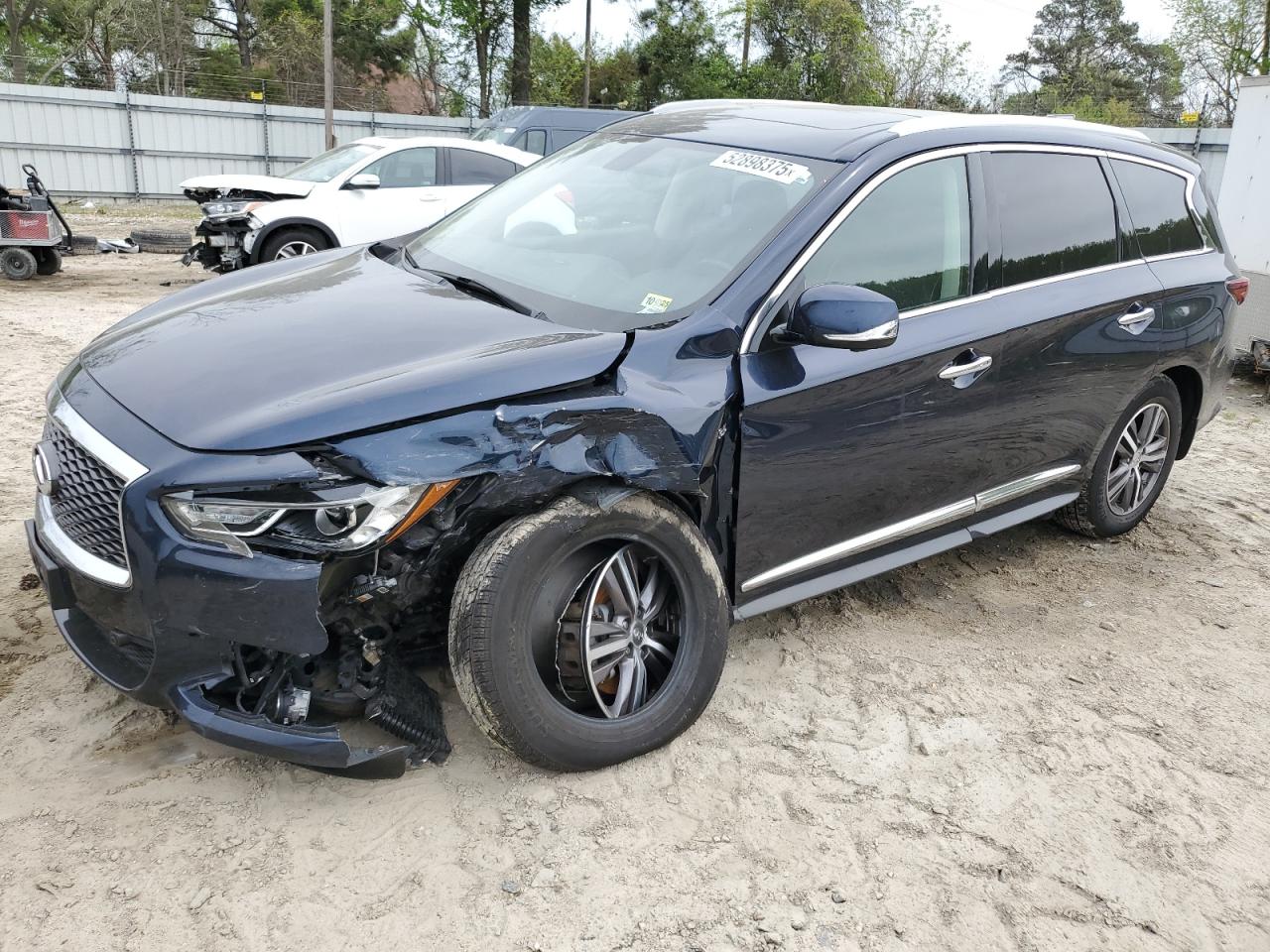 2018 Infiniti Qx60 за продажба в Hampton, VA - All Over