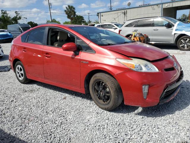  TOYOTA PRIUS 2015 Бордовый