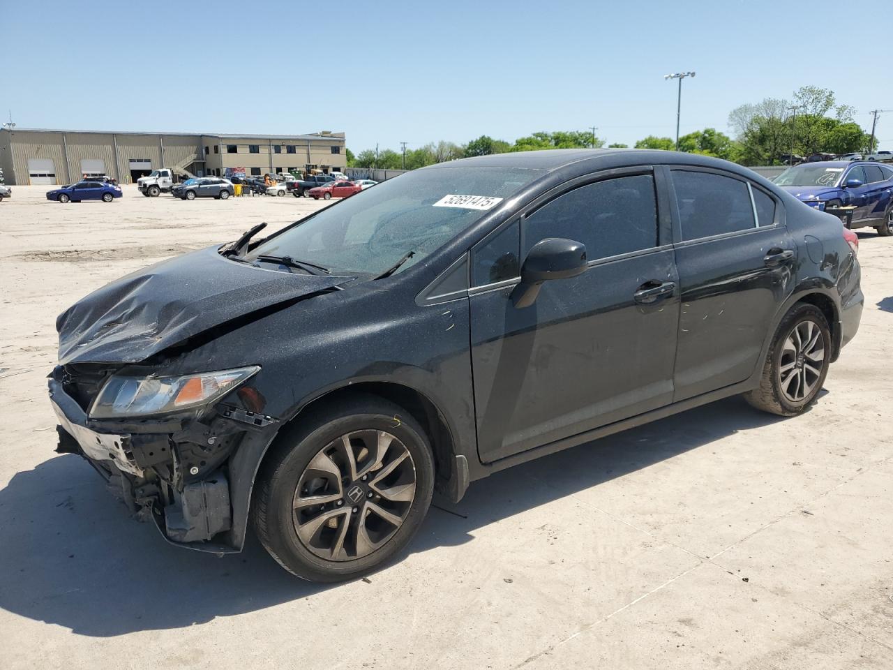 2013 Honda Civic Ex for Sale in Wilmer, TX - Front End