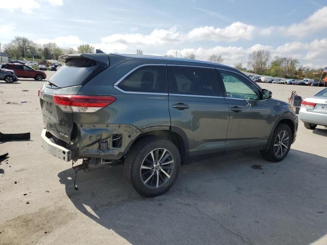  TOYOTA HIGHLANDER 2019 Зеленый