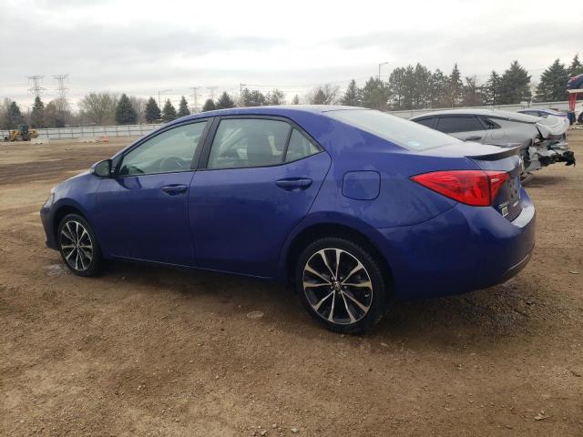  TOYOTA COROLLA 2017 Blue