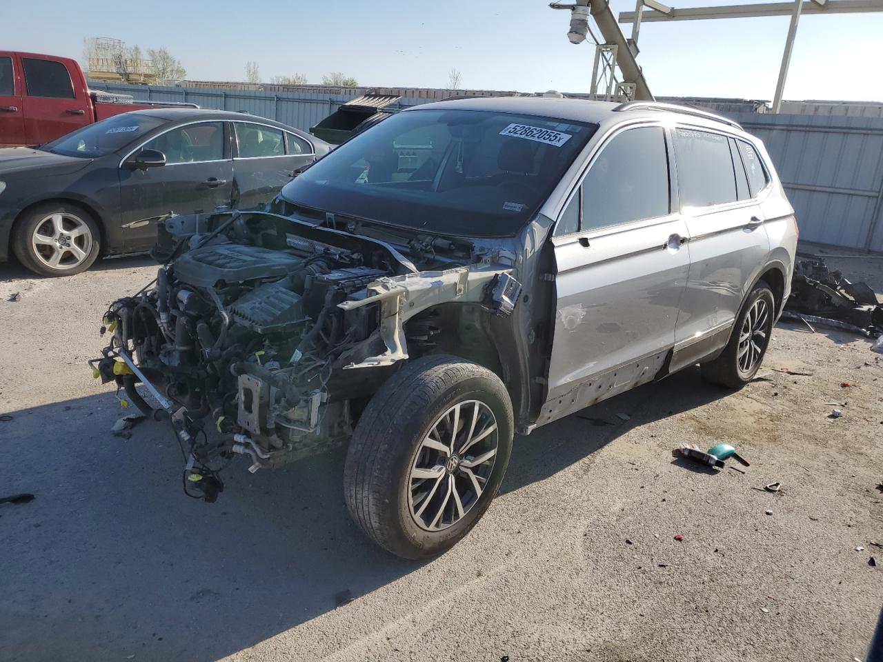 2020 Volkswagen Tiguan Se en Venta en Kansas City, KS - Front End
