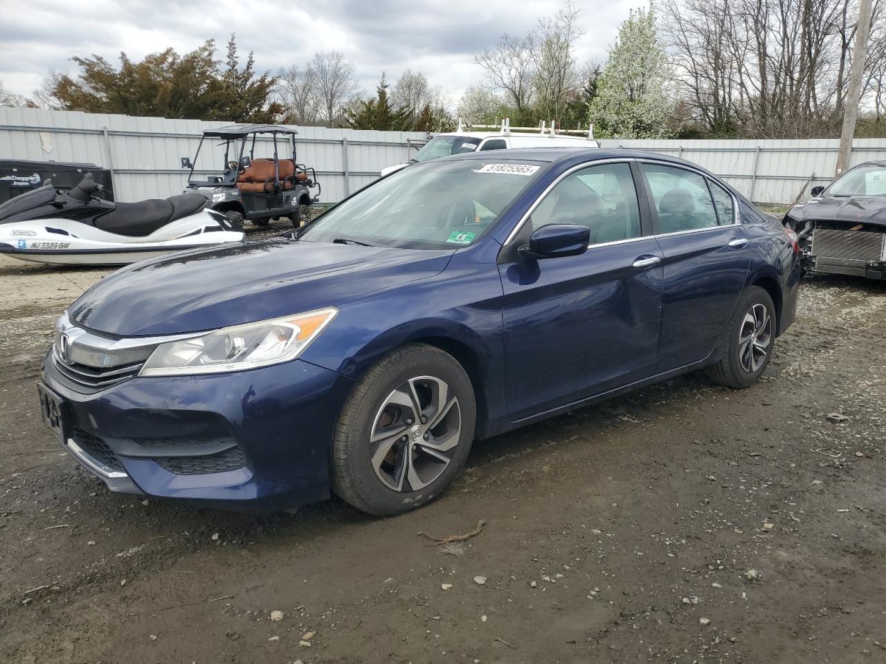 2016 Honda Accord Lx zu verkaufen in Windsor, NJ - Side