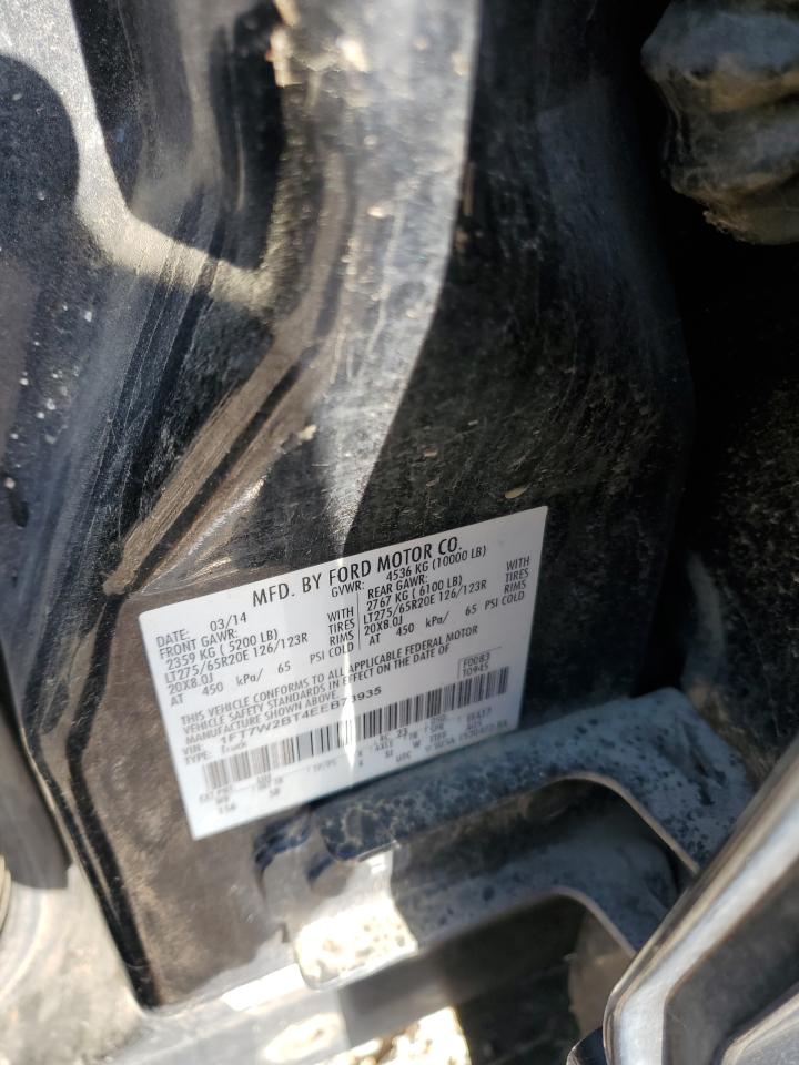 2014 Ford F250 Super Duty VIN: 1FT7W2BT4EEB73935 Lot: 52365315