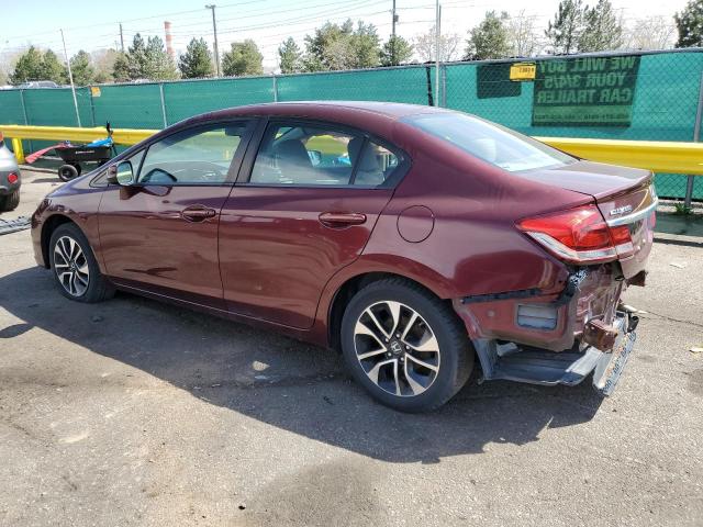 Седаны HONDA CIVIC 2013 Бургунди