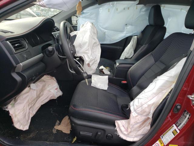  TOYOTA CAMRY 2015 Red
