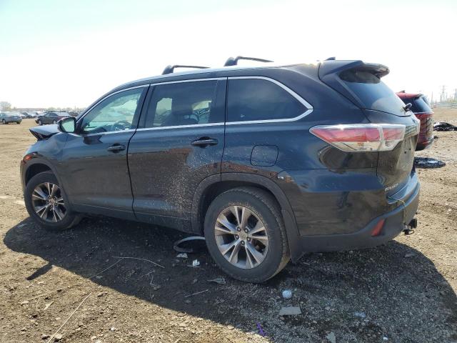  TOYOTA HIGHLANDER 2015 Черный