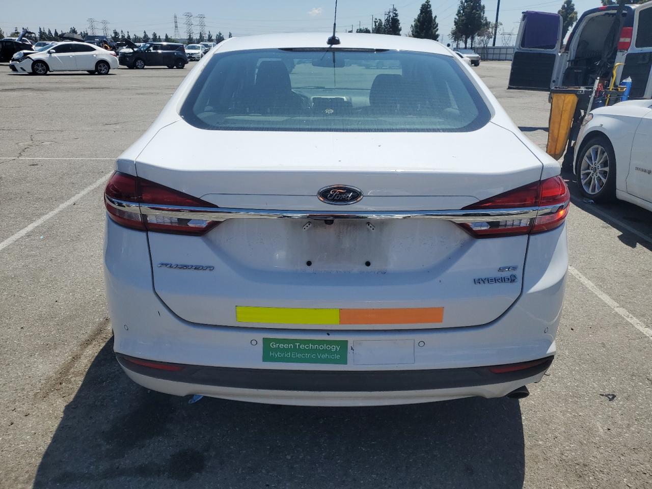 2018 Ford Fusion Se Hybrid VIN: 3FA6P0LU9JR278634 Lot: 54038195