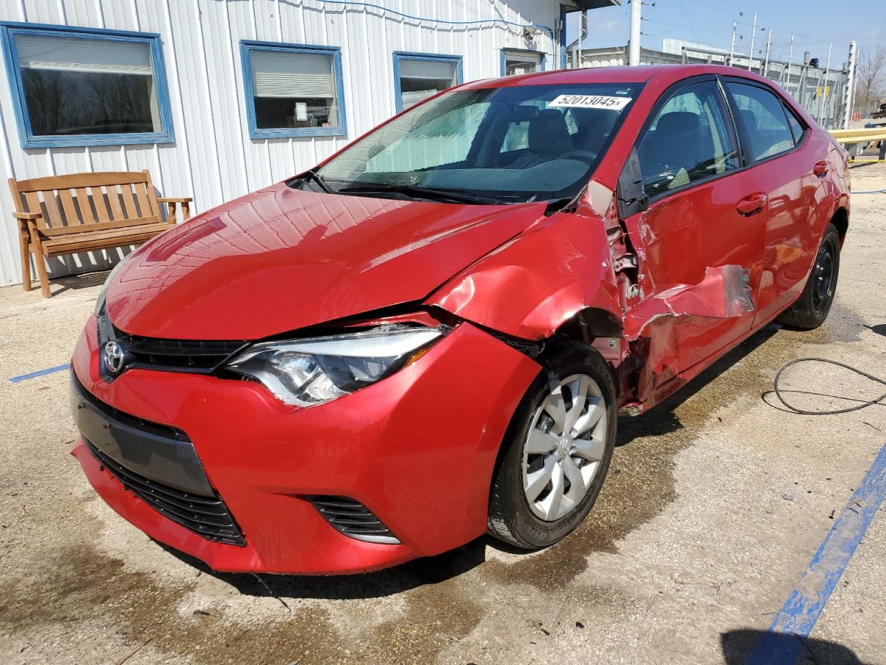 2016 Toyota Corolla L на продаже в Pekin, IL - Front End