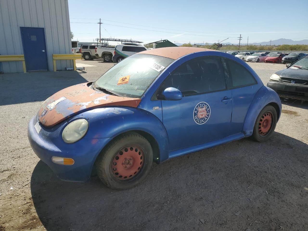 2001 Volkswagen New Beetle Gls იყიდება Tucson-ში, AZ - Front End