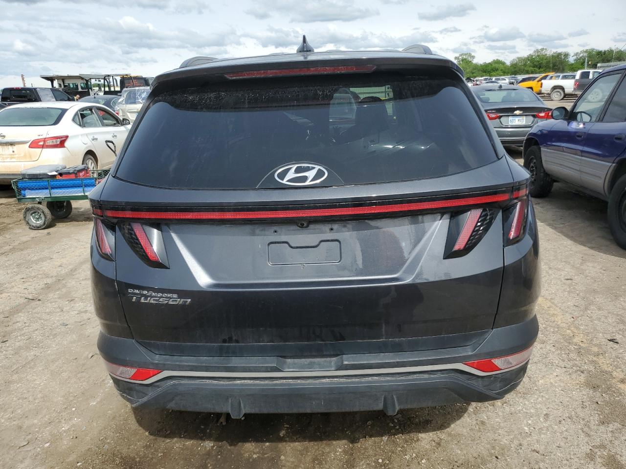 2022 Hyundai Tucson Sel VIN: 5NMJC3AE7NH126872 Lot: 55333315
