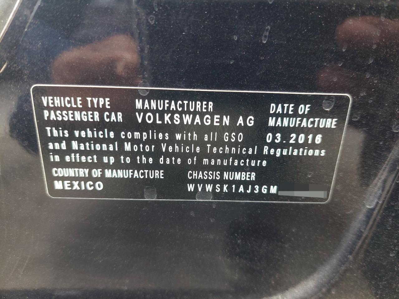 WVWSK1AJ3GM356333 - 2016 Volkswagen JETTA - #53407895