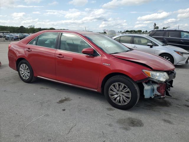  TOYOTA CAMRY 2014 Czerwony