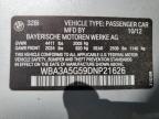 2013 Bmw 328 I en Venta en Fresno, CA - Rear End