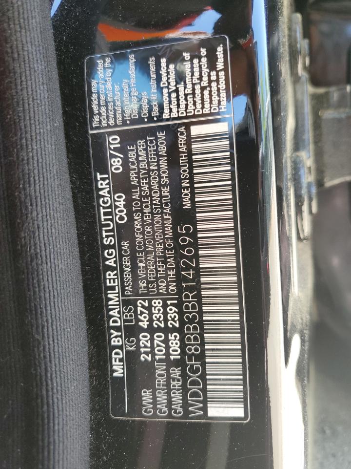 2011 Mercedes-Benz C 300 4Matic VIN: WDDGF8BB3BR142695 Lot: 54823885