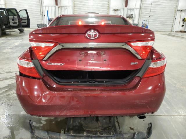  TOYOTA CAMRY 2016 Red