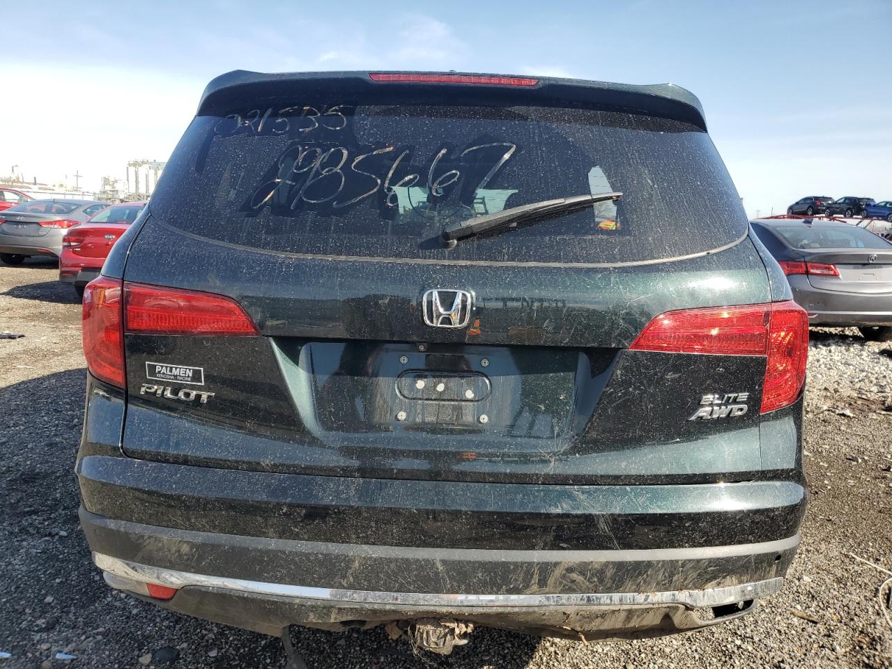 2016 Honda Pilot Elite VIN: 5FNYF6H08GB072293 Lot: 51585955