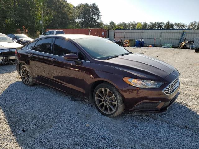 Sedans FORD FUSION 2017 Burgundy