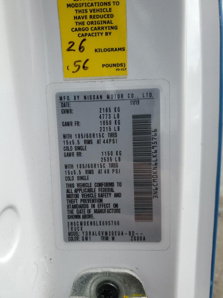 2020 Nissan Nv200 2.5S VIN: 3N6CM0KN6LK695766 Lot: 53389365