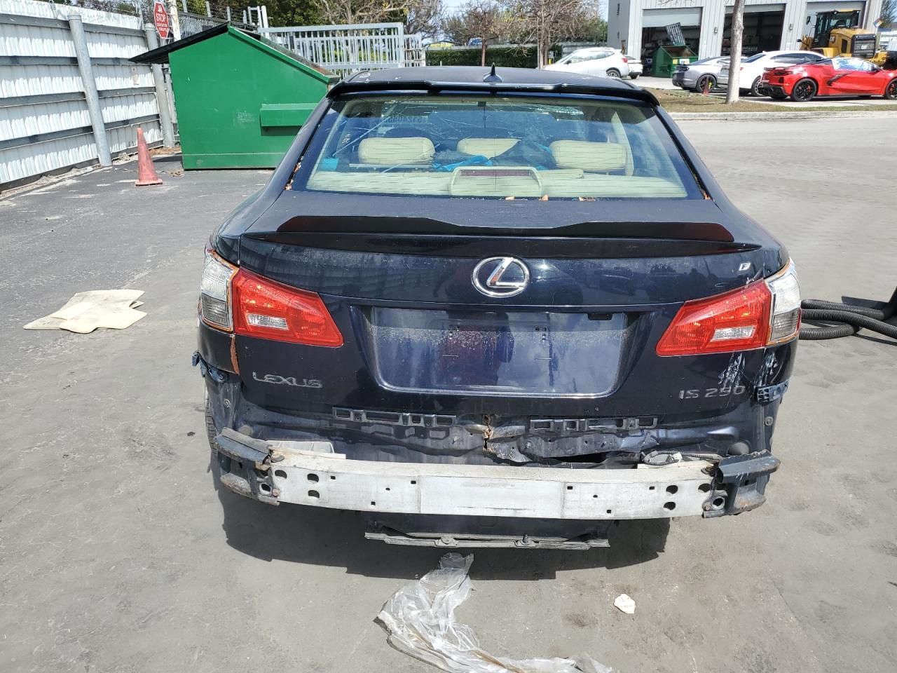 2007 Lexus Is 250 VIN: JTHBK262272058227 Lot: 51240555