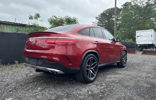 Parquets MERCEDES-BENZ GLE-CLASS 2017 Czerwony
