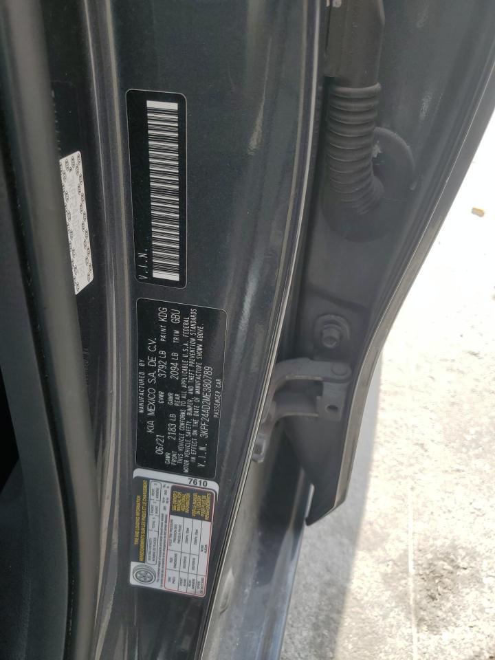 2021 Kia Forte Fe VIN: 3KPF24AD2ME380789 Lot: 54943285