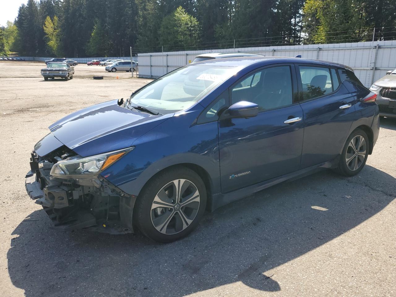 2018 Nissan Leaf S за продажба в Arlington, WA - Front End
