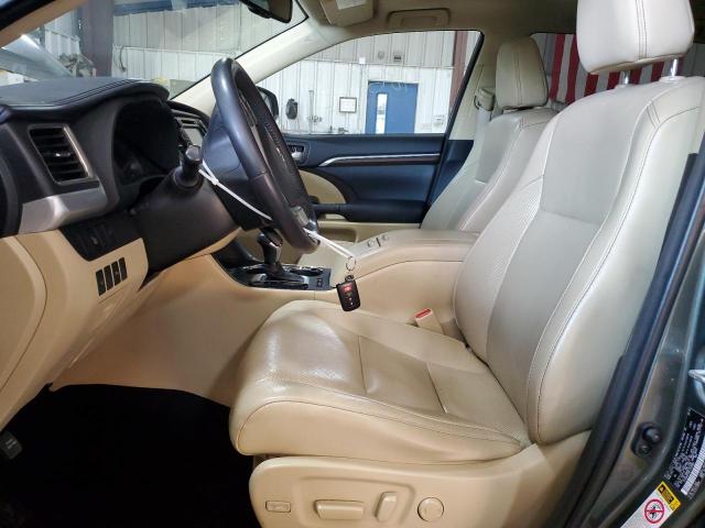  TOYOTA HIGHLANDER 2015 Зеленый