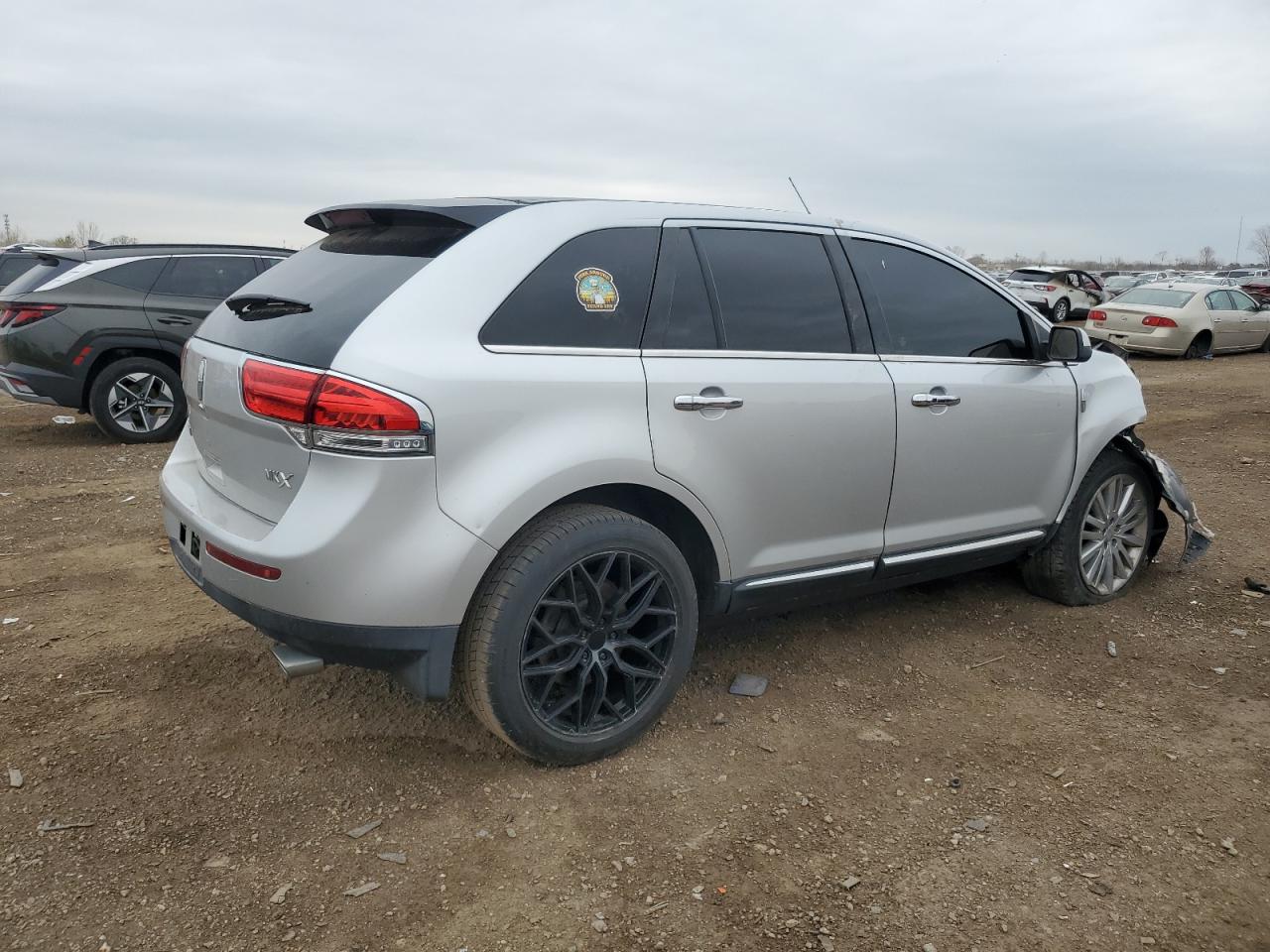 2011 Lincoln Mkx silver null gas 2LMDJ6JK1BBJ34258 photo #4