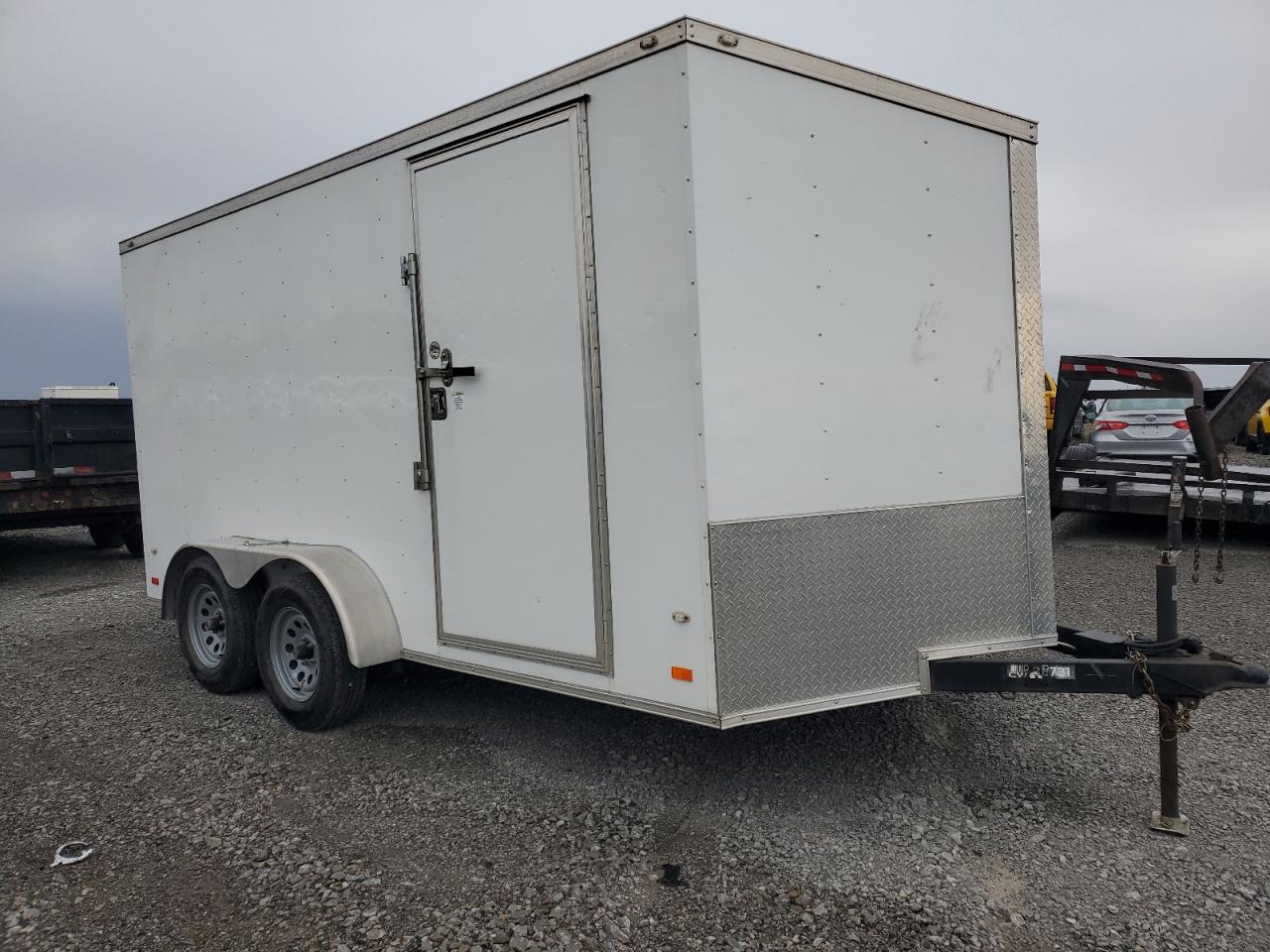 2018 Covered Wagon Cw7X16Ta2 Enclosed Cargo Trailer იყიდება Earlington-ში, KY - Hail