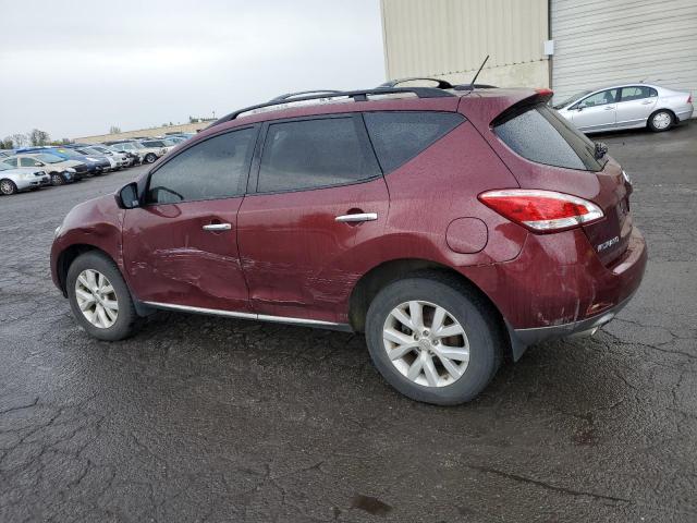  NISSAN MURANO 2012 Czerwony
