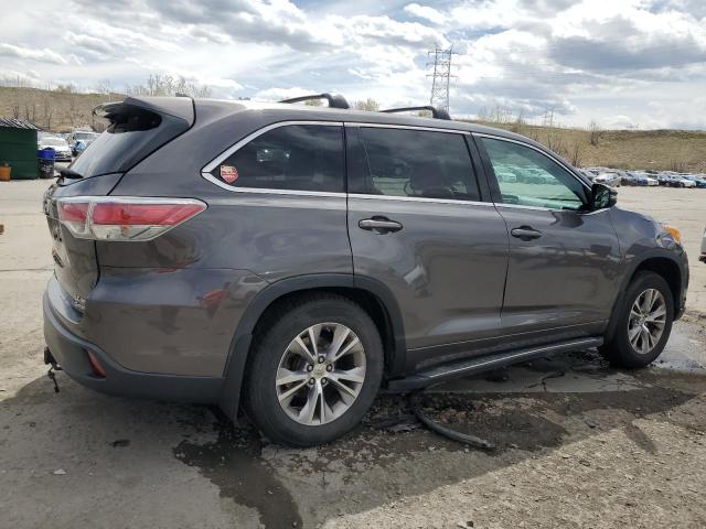  TOYOTA HIGHLANDER 2014 Szary