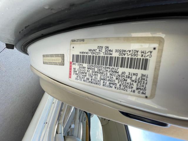 2002 LEXUS SC 430