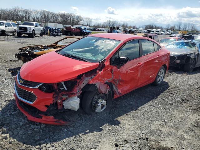 Седани CHEVROLET CRUZE 2017 Червоний