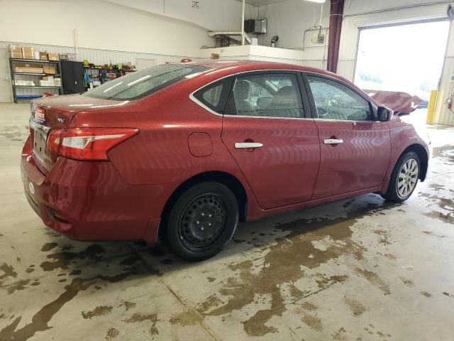  NISSAN SENTRA 2017 Красный