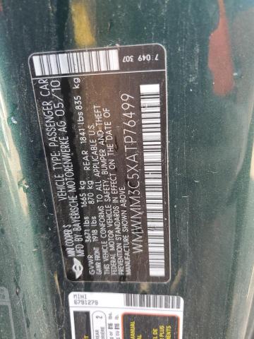 2010 MINI COOPER S CLUBMAN