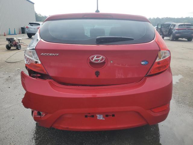  HYUNDAI ACCENT 2013 Czerwony