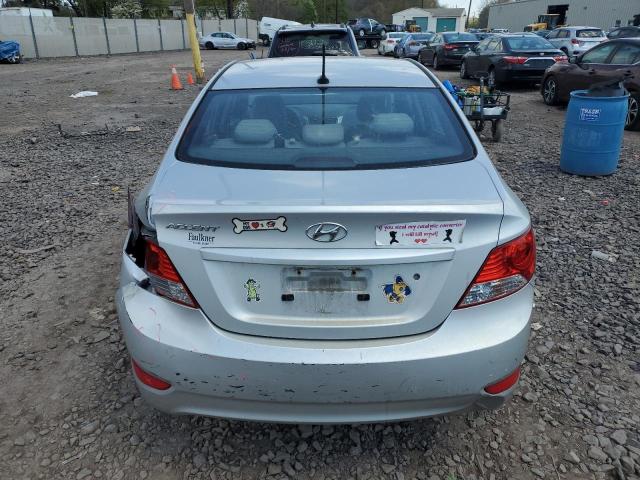  HYUNDAI ACCENT 2014 Серебристый