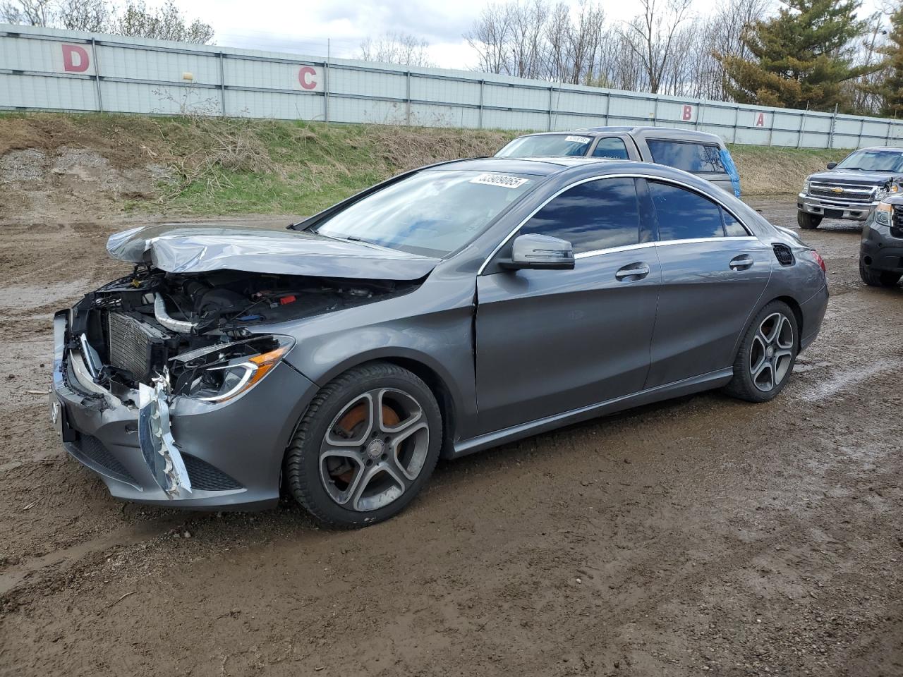 2014 Mercedes-Benz Cla 250 de vânzare în Davison, MI - Front End