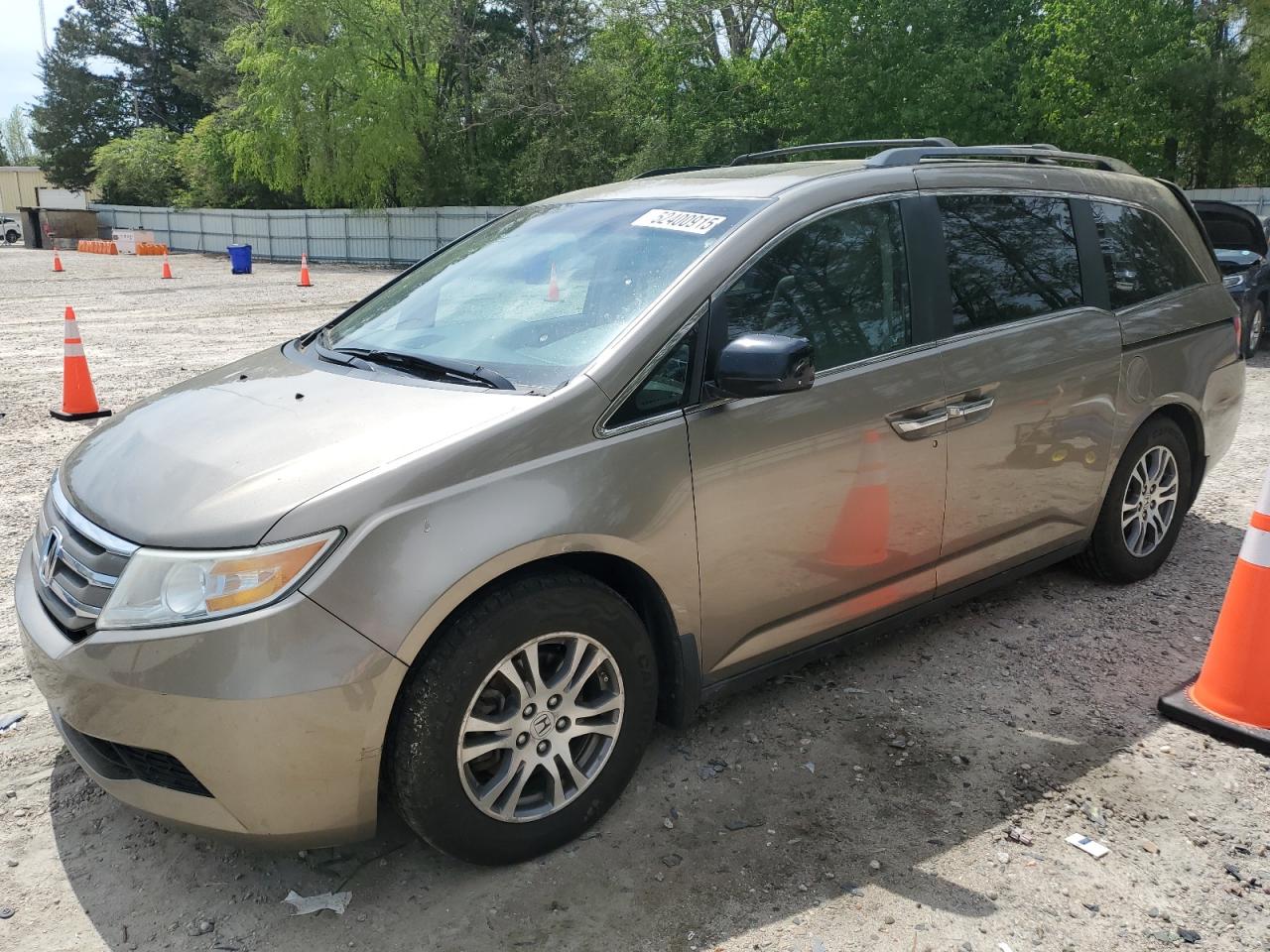 2011 Honda Odyssey Exl на продаже в Knightdale, NC - Rear End