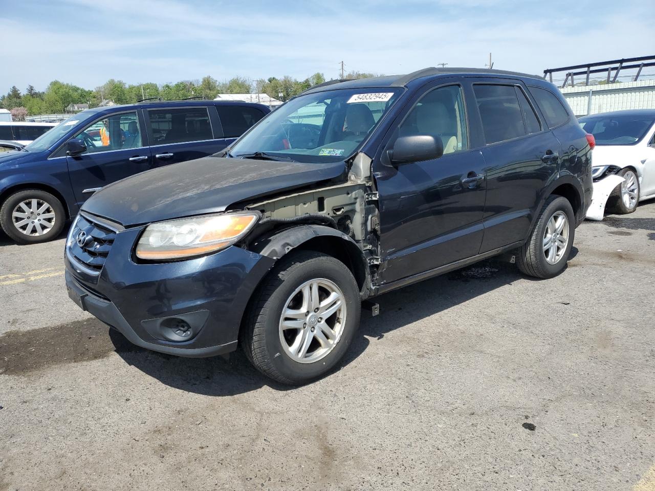2011 Hyundai Santa Fe Gls продається в Pennsburg, PA - Front End