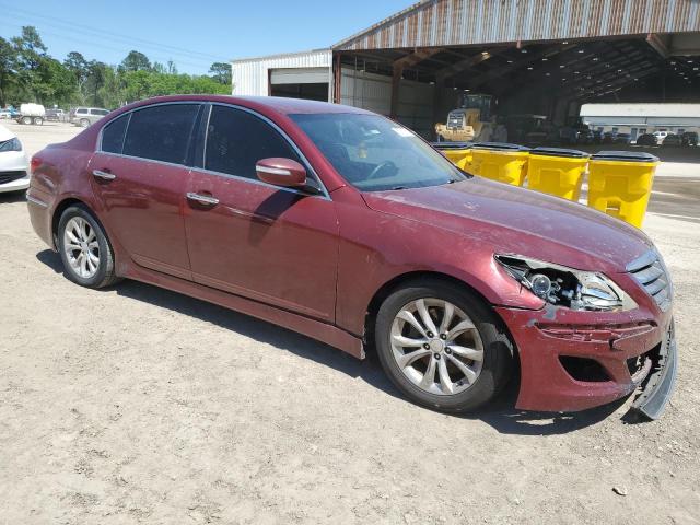  HYUNDAI GENESIS 2013 Бордовий