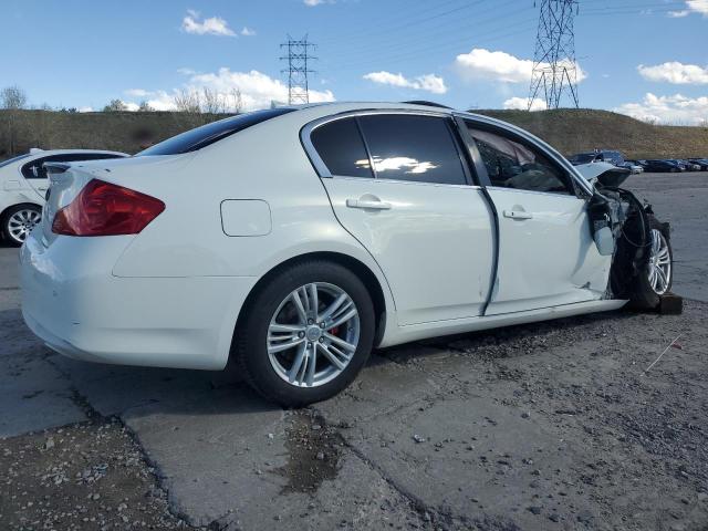  INFINITI G37 2013 White
