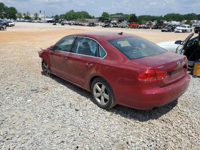  VOLKSWAGEN PASSAT 2015 Бордовый