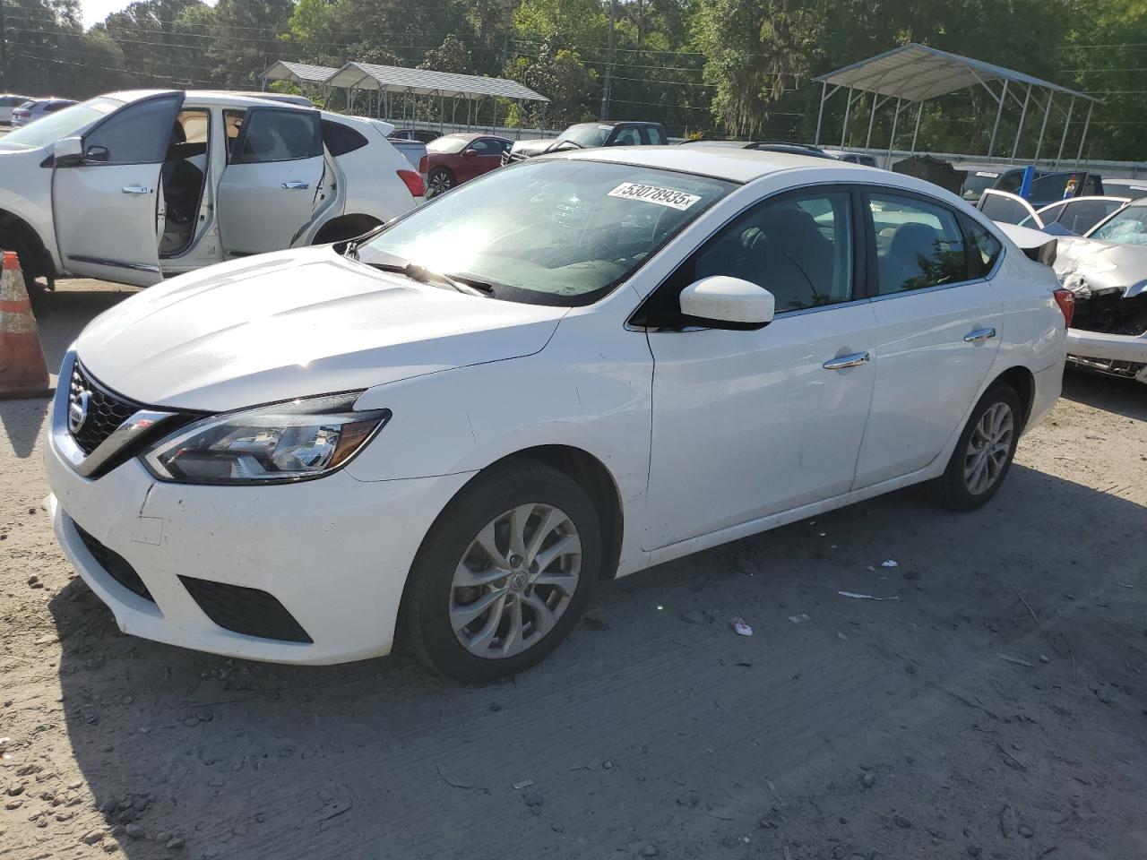 2018 Nissan Sentra S за продажба в Savannah, GA - Rear End