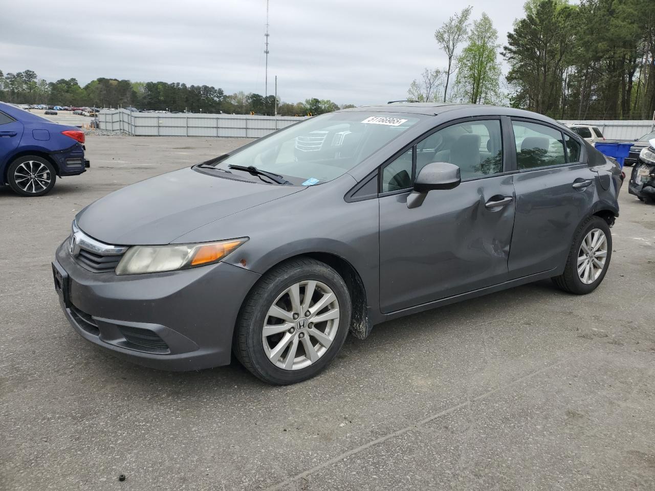 2012 Honda Civic Ex zu verkaufen in Dunn, NC - All Over